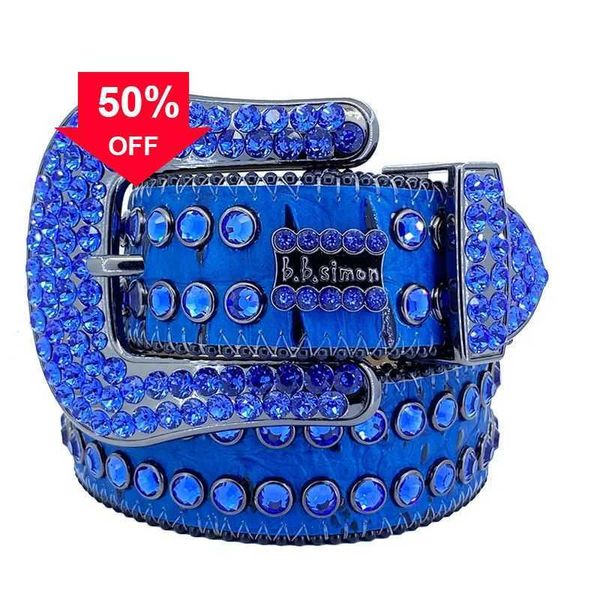 22023 Men Women Bb Simon Belt Luxury Designer Belt Retro Needle Buckle BeltS 20 Color Crysd