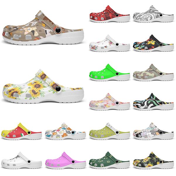 Customized Glossy exquisite comfortable beautiful Diy shoes for men and women's indoor slippers 88008