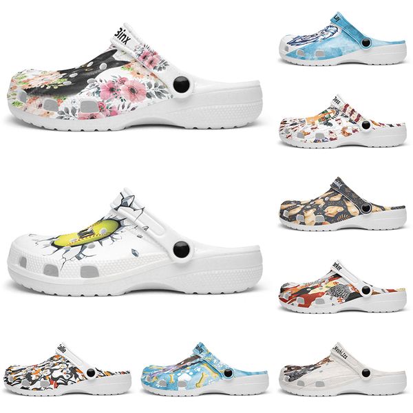 Customized beautiful and comfortable glossy Diy shoes for men and women's indoor slippers 39-95751