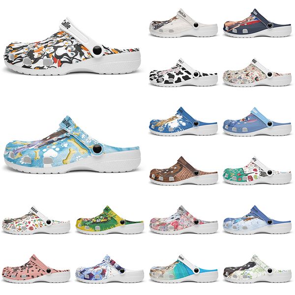 Customized beautiful and comfortable fashionable lovely Diy shoes for men and women's indoor slippers 39-99524