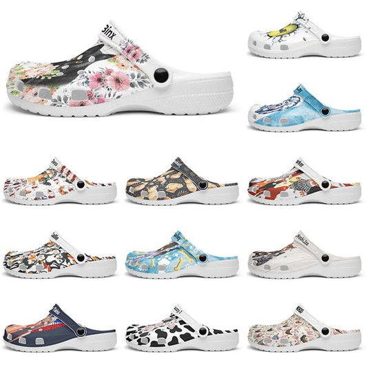 Customized beautiful and comfortable glossy Diy shoes for men and women's indoor slippers 37-101888