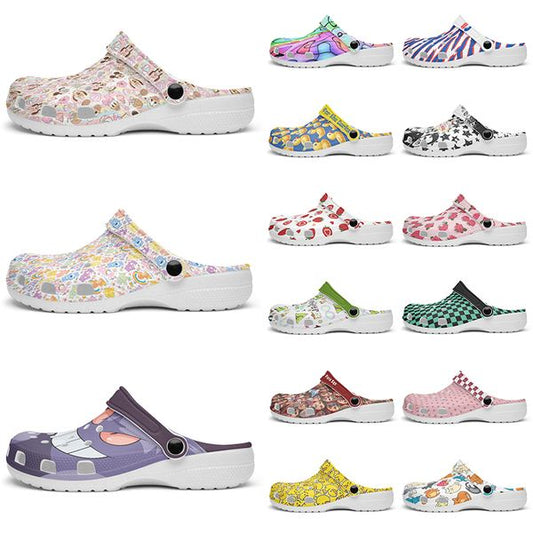 Customized precious exquisite comfortable clean lovely Diy shoes for men and women's indoor slippers 103797