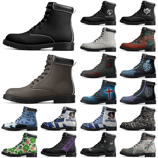 DIY Classic Boots Non-slip autumn winter for shadow outdoor Versatile comfortable fashion Elevated Casual Customized Boots 9225