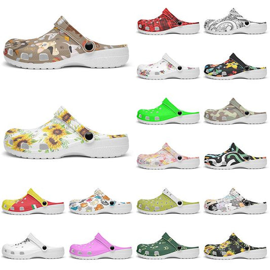 Customized clean exquisite fashionable precious beautiful Diy shoes for men and women's indoor slippers 86909