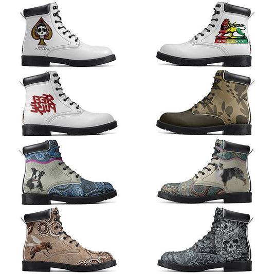 Diy Fashionable Versatile Outdoor Boots Non-slip Winter Comfortable Casual Customized Elevated Classsic Light Gainsboro Boots