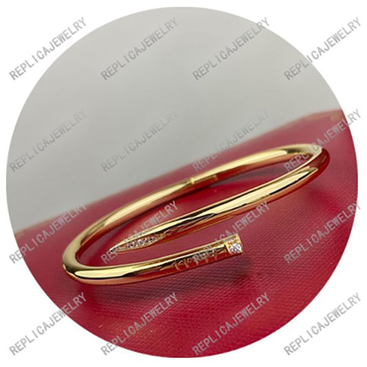 Classic Diamonds Round Women Bracelet Wedding Loves Nail Bracelet Designer Luxury Jewelry Cuff Gold Bangle Best Quality New With Box Fashion Girl Engagement Gift