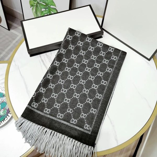 scarf Full Stylish Echarpe Echarpe Women Cashmere Scarf Letter Printed Scarves Soft Touch Warm Wraps with Tags Autumn