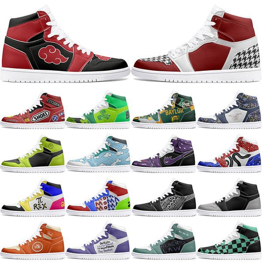 new Customized Shoes 1s DIY shoes Basketball Shoes males 1 Females 1 Hsome Anime Customized Character Sports Shoes Outdoor Shoes