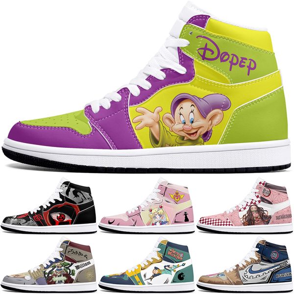 New customized shoes diy sports basketball shoes 1s men women fashion anime customized figure sneakers 0001ZU8Z