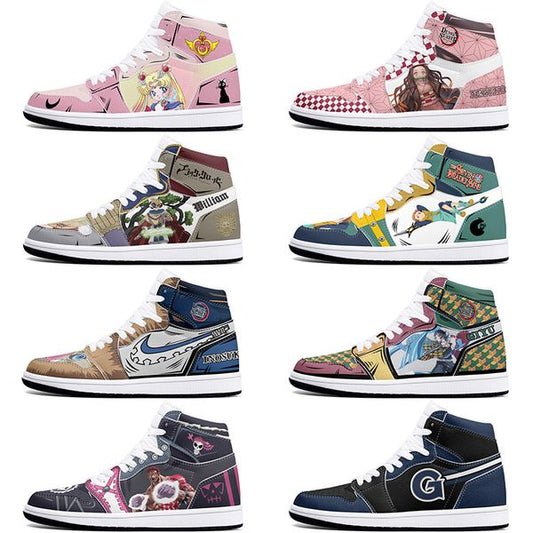 New customized shoes diy sports basketball shoes 1s men women damping antiskid anime fashion customized figure sneakers 36-48 0001R03J