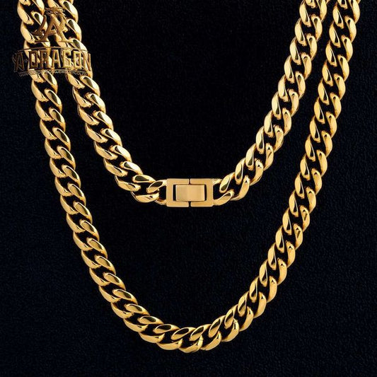Hot Selling 14K 16Mm Link Fancy Jewelry Shine Moissanite Gold Miami Cuban Chain