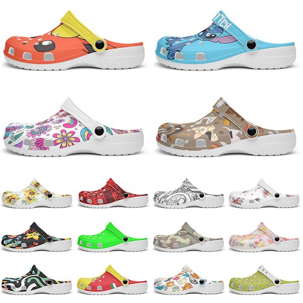 Customized clean exquisite fashionable comfortable beautiful Diy shoes for men and women's indoor slippers 84351