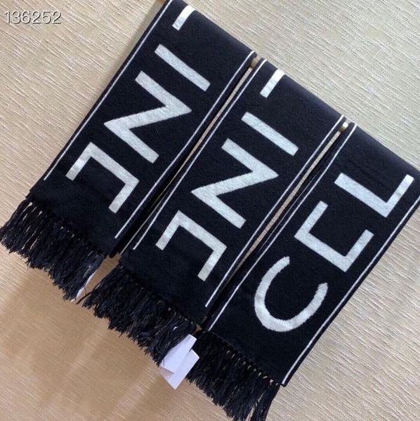 Scarf Designer Scarf Fashion Winter Scarves Soft Cashmere Big Letter Reversible Design for Man Women Shawl Top Quality