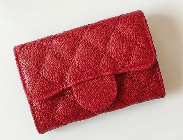 Designer Card Holder Wallet Classic Womens Black Leather Texture Purses Luxury Green Double Sided Credit Cards Coin Purse Mini Wallet
