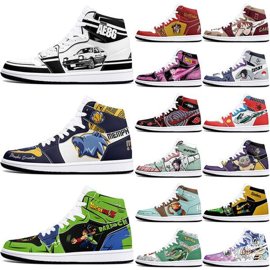 DIY classics customized basketball shoes 1s sports outdoor for men women antiskid anime fashion Versatile figure sneakers 36-48 502014