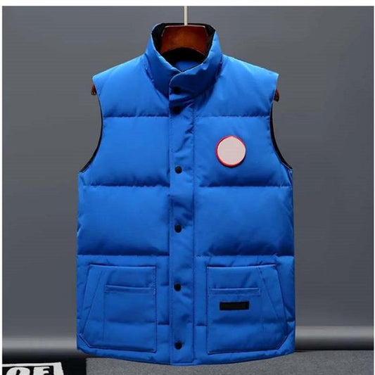 vest puffer vest winter coat mens vest women puffer jacket top version true down fill luxury wholesale jacket vest top Sweatshirt goose feather vest